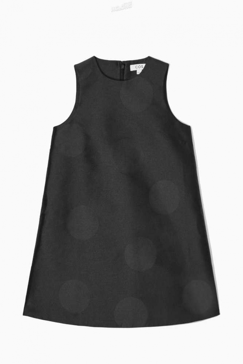 COS Polka-Dot A-Line Mini Kleider Kleid Damen | 8165-RDFNZ