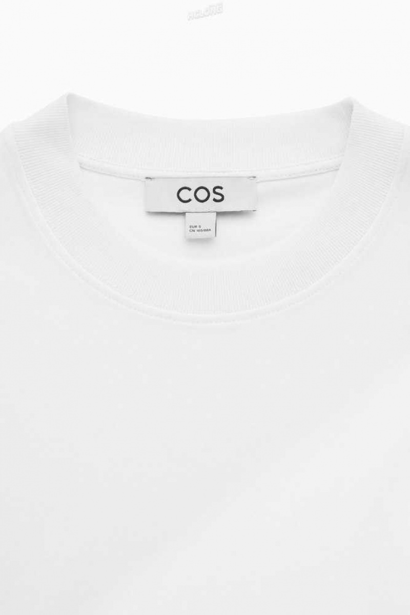 COS Regular-Fit Heavyweight Long-Sleeved T-Shirt T-shirts Damen | 6348-CPGDO