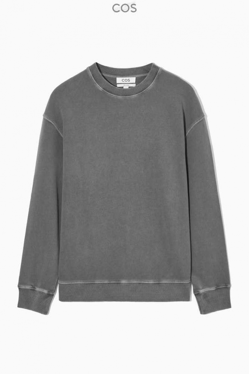 COS Relaxed-Fit Sweatshirt Sweatshirts Herren | 5610-CLANW