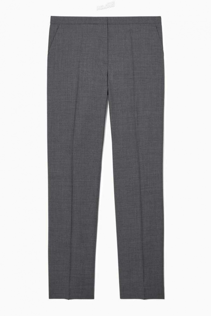 COS Slim Tailored Wolle Trousers Hosen Damen | 1497-TOYRD