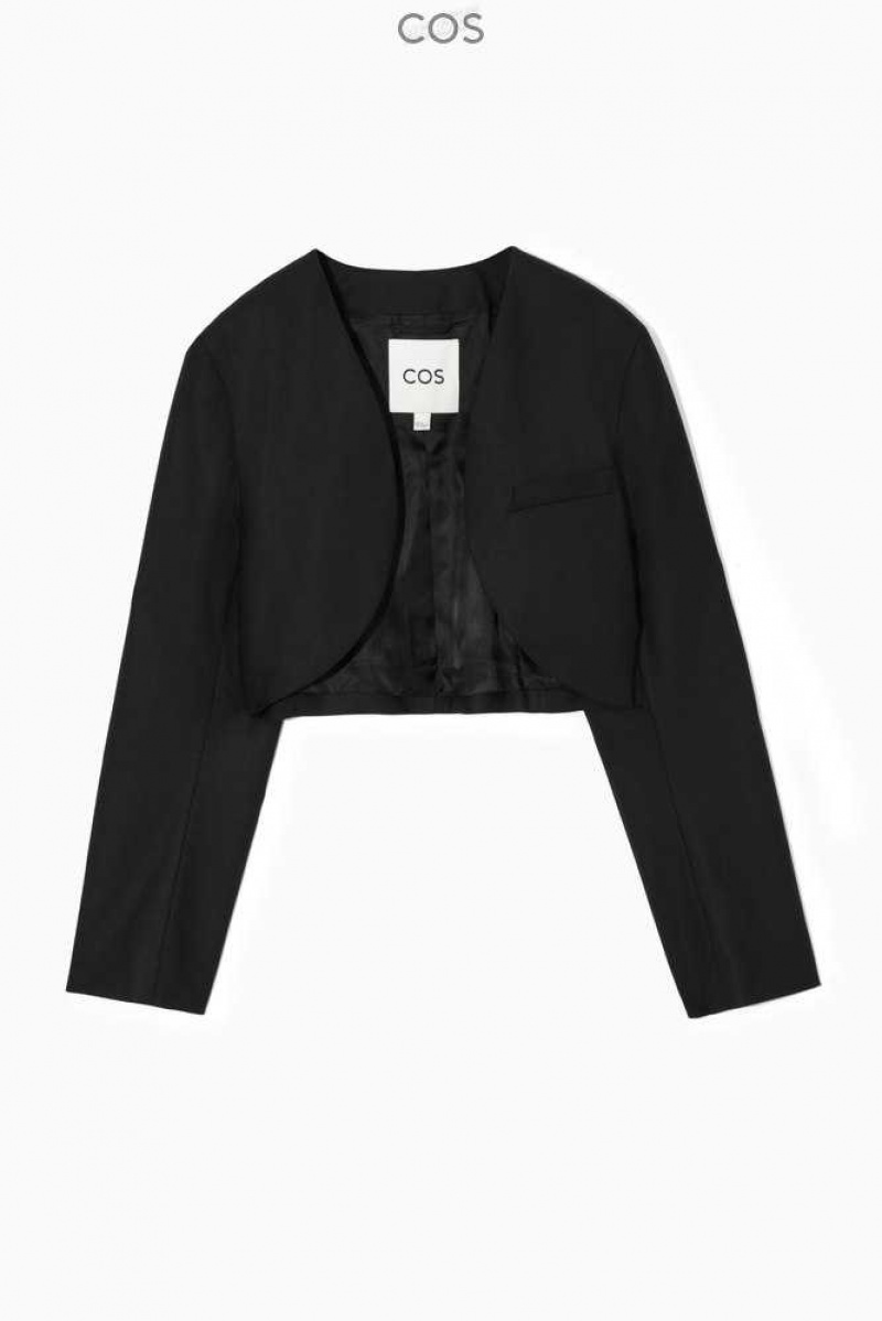 COS Tailored Cropped Bolero Jacken Damen | 4057-VYHRJ