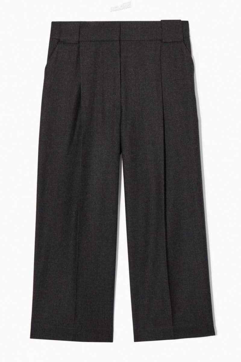 COS Tailored Wolle-Flannel Culottes Hosen Damen | 8762-CMASP