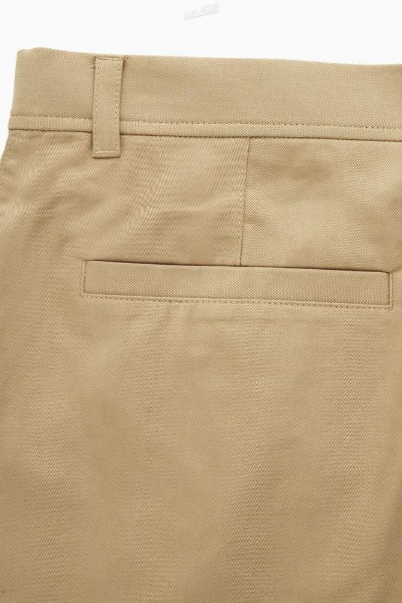 COS Tapered Falten Twill Chinos Anzughosen Herren | 9086-WSITA