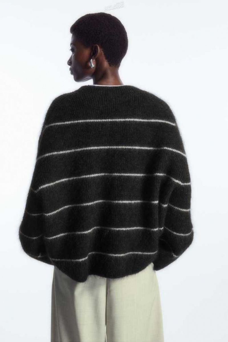 COS Textured Mohair-Blend Pullover Pullover Damen | 7196-SERUK