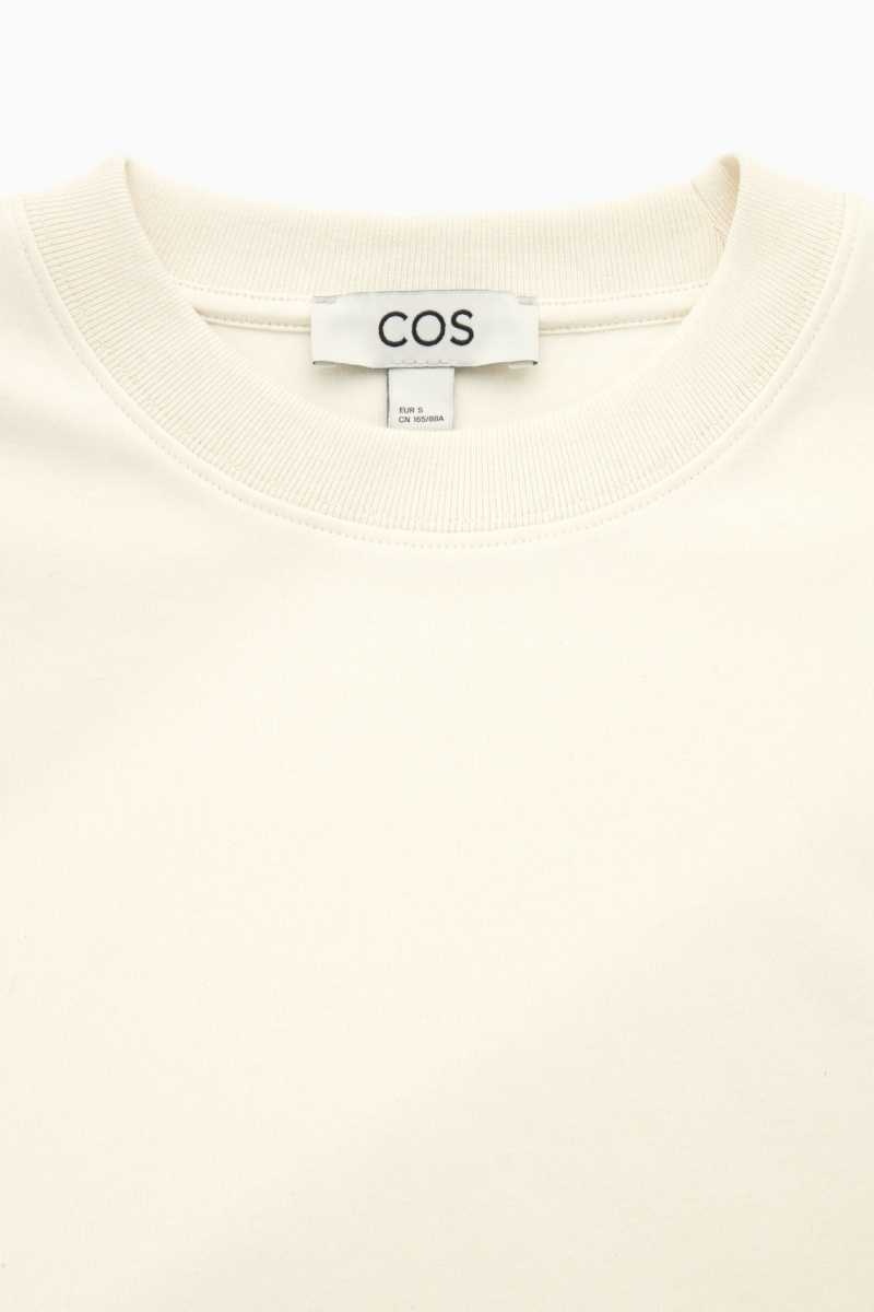 COS The Clean Cut T-shirts Damen Hellbeige | 1407-KSEJT