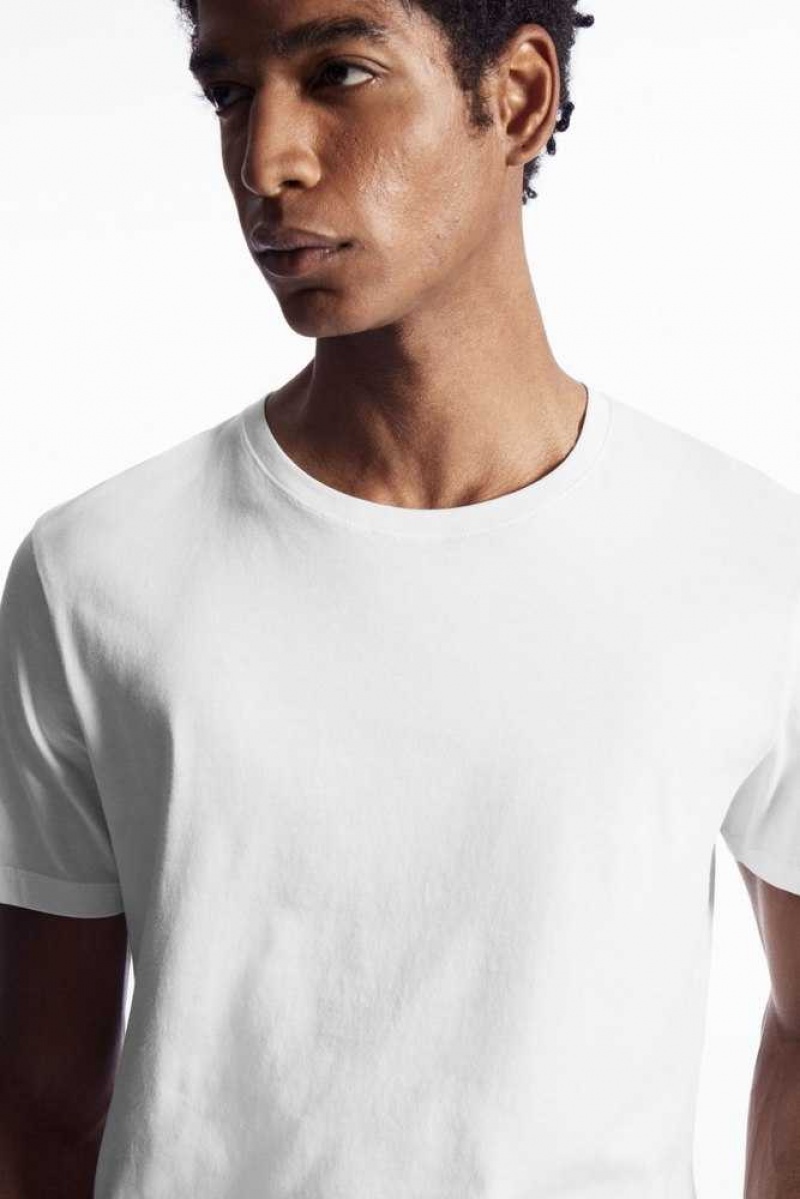 COS The Extra Fine T-Shirt T-shirts Herren | 9057-DLABG