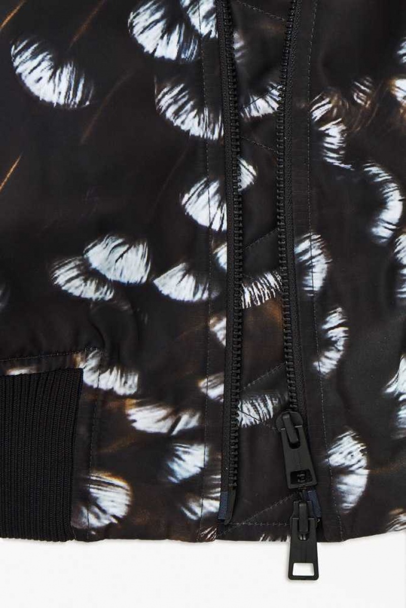 COS The Feather-Print Bomber Jacken Herren | 1743-YPVCX