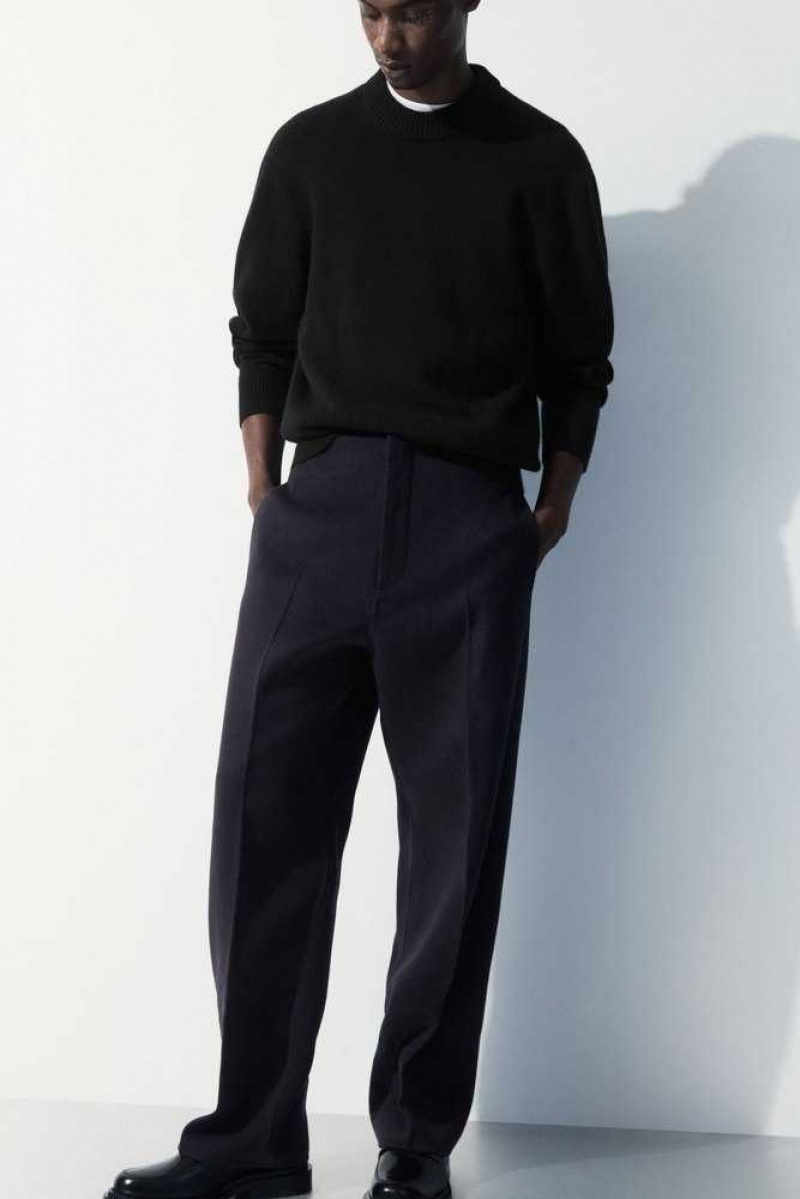 COS The Relaxed Wolle Trousers Anzughosen Herren | 9852-EDJSK