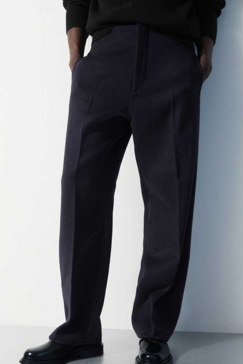 COS The Relaxed Wolle Trousers Anzughosen Herren | 9852-EDJSK