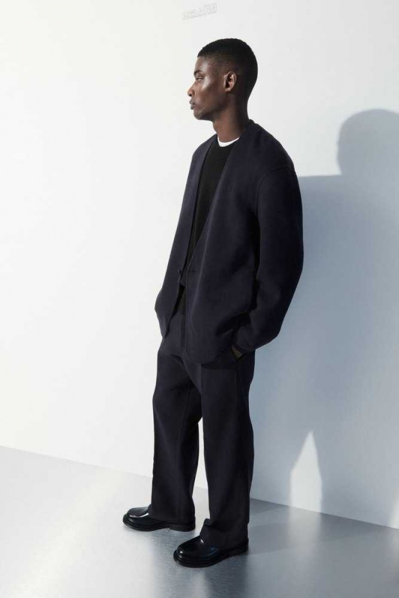 COS The Relaxed Wolle Trousers Anzughosen Herren | 6049-WHRLB