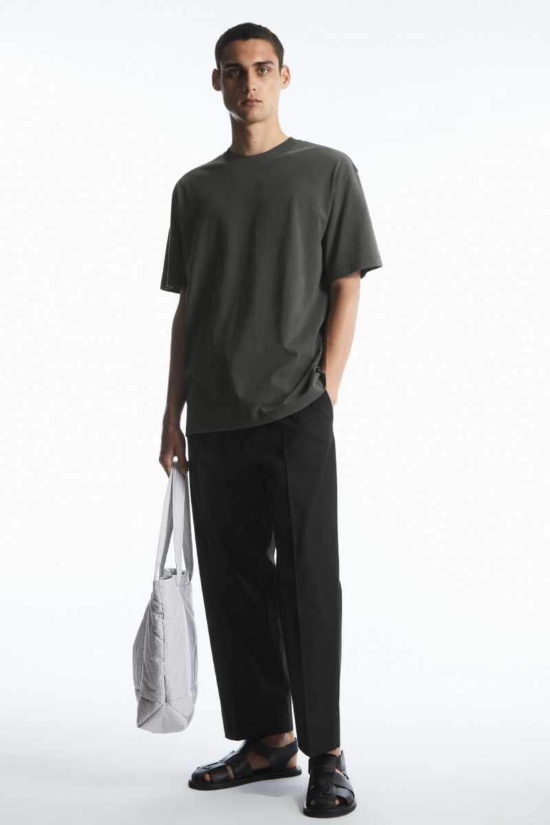 COS The Super Slouch T-shirts Herren Grau | 6295-SAKTY