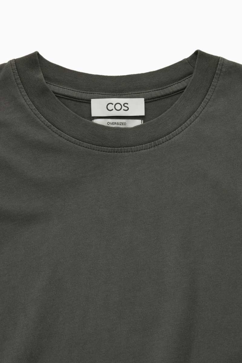 COS The Super Slouch T-shirts Herren Grau | 6295-SAKTY