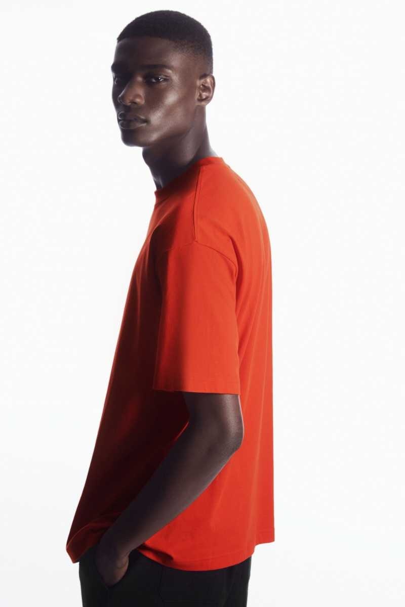 COS The Super Slouch T-shirts Herren Orange | 1245-ZAWRU