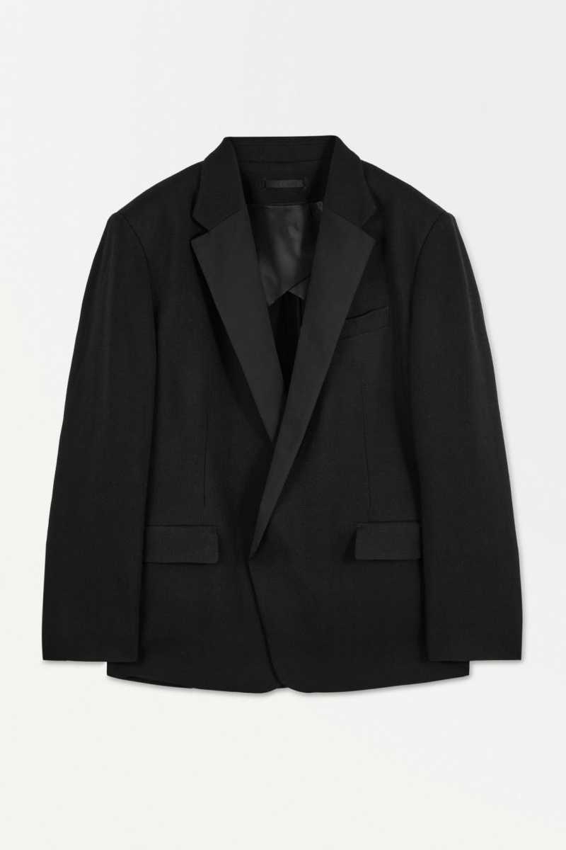 COS The Tuxedo Jacken Herren Schwarz | 4529-TVBSH