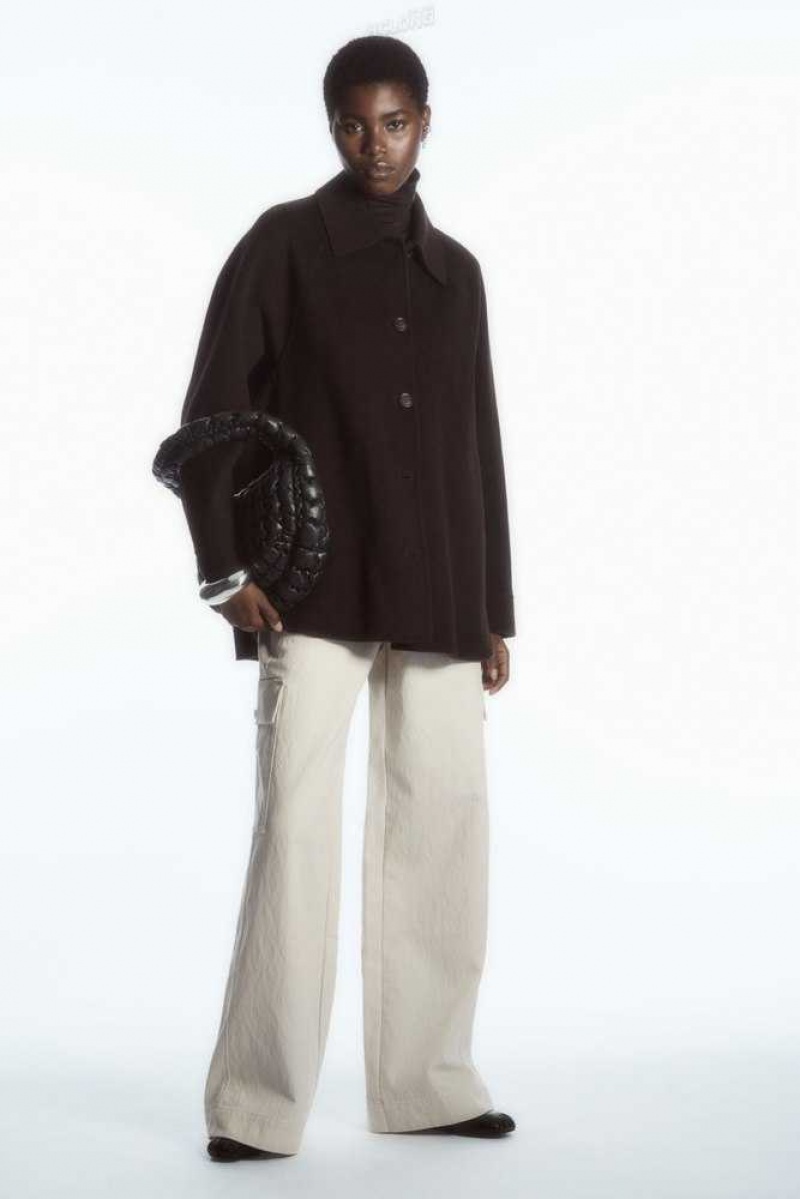 COS Weite-Leg Cargo Pants Hose Damen | 5709-PBFLX