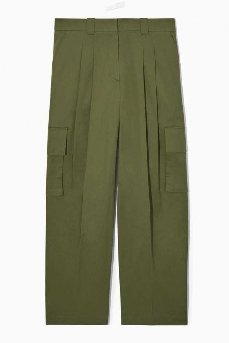 COS Weite-Leg Cargo Pants Hose Damen | 7253-MTUZY