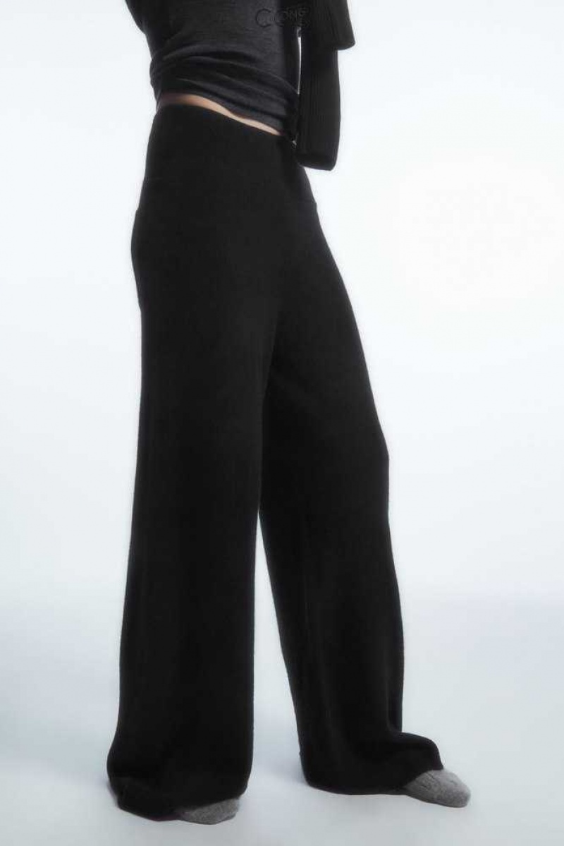 COS Weite-Leg Pure Cashmere Pants Hose Damen | 2179-WIAOK