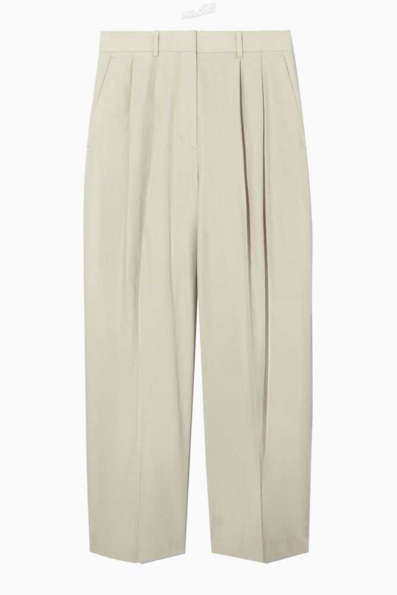 COS Weite-Leg Tailored Trousers Hose Damen | 0274-SHFVZ