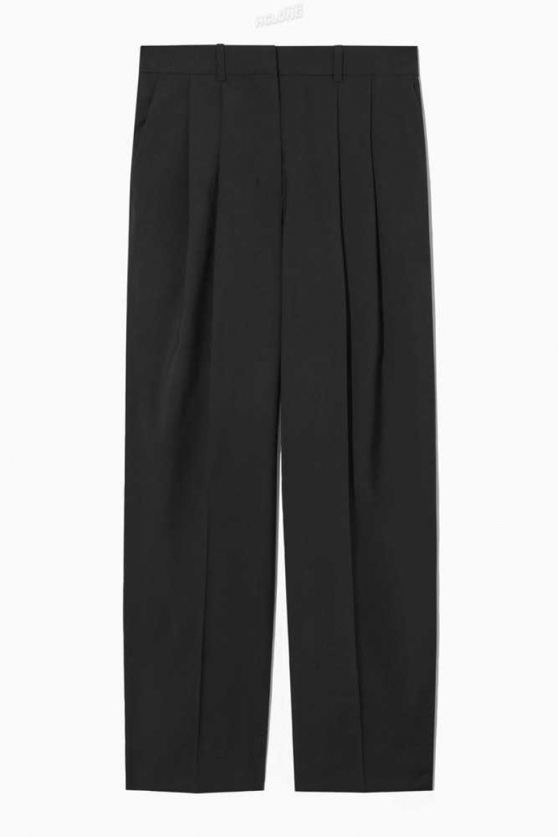 COS Weite-Leg Tailored Wolle Pants Hose Damen | 4618-MSWOU