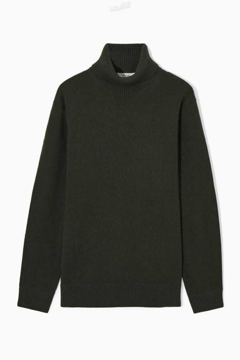 COS Wolle-Cashmere Turtleneck Jumper Strickwaren Herren | 3618-BPLKW