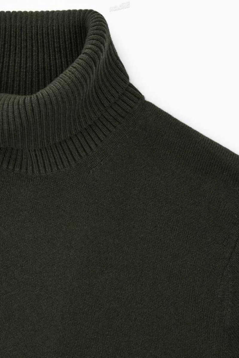 COS Wolle-Cashmere Turtleneck Jumper Strickwaren Herren | 3618-BPLKW