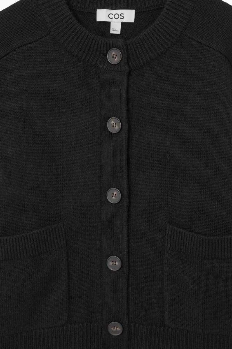 COS Wolle Crew-Neck Cardigan Pullover Damen | 1948-RVWKX