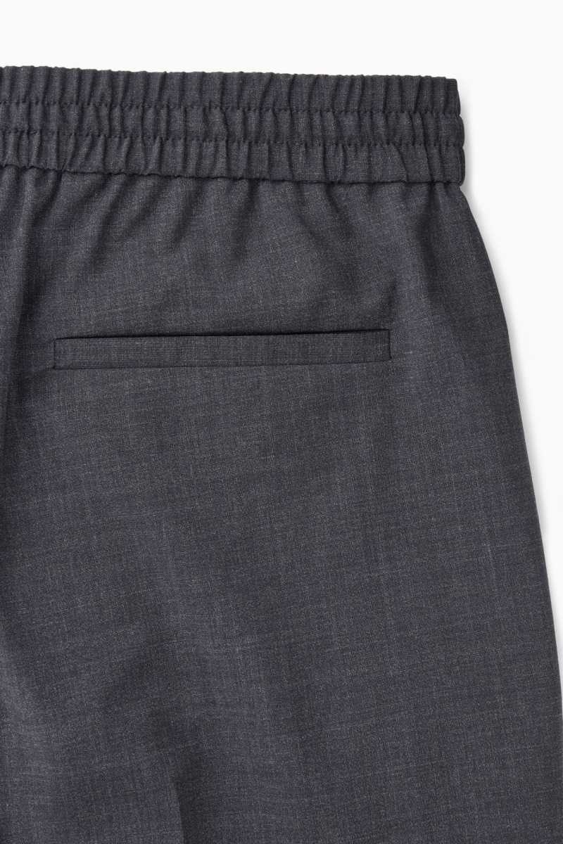 COS Wolle Drawstring Hose Damen Navy | 1820-GKXVC