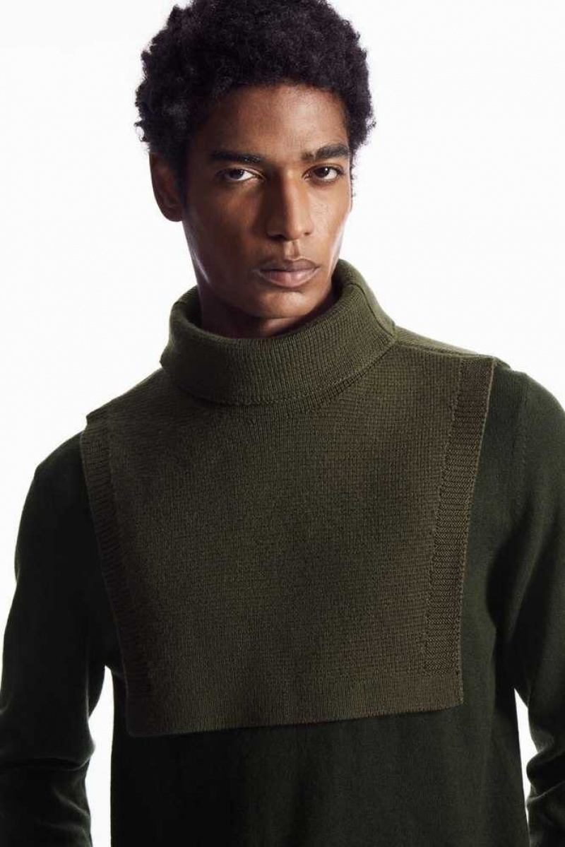 COS Wolle Rollneck Collar Schal Herren | 9016-LFVOE